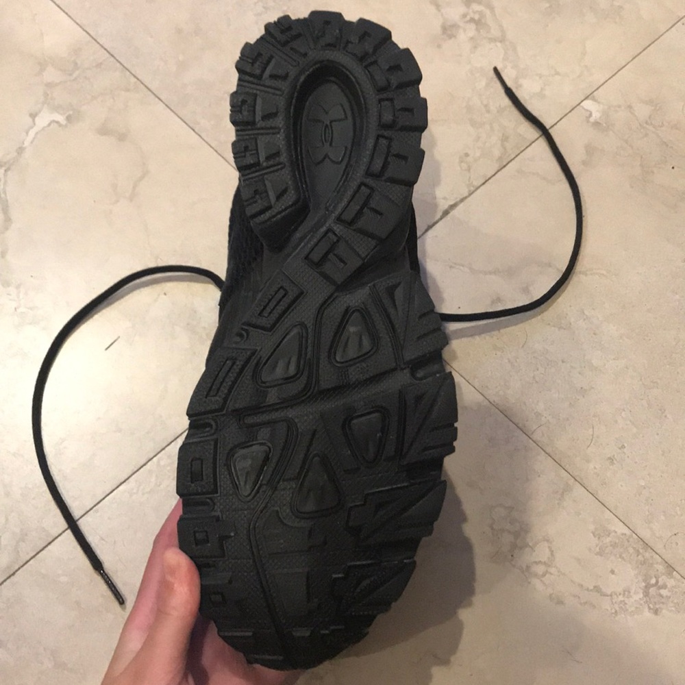 Brand new black under armour shoes in size 12.